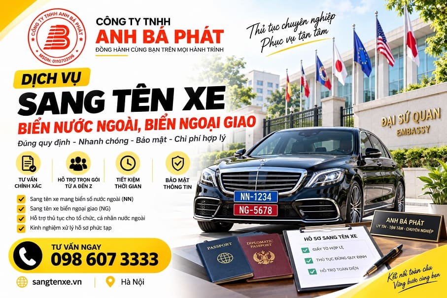 Tư vấn hồ sơ xe có biển đặc biệt – xe nhập khẩu